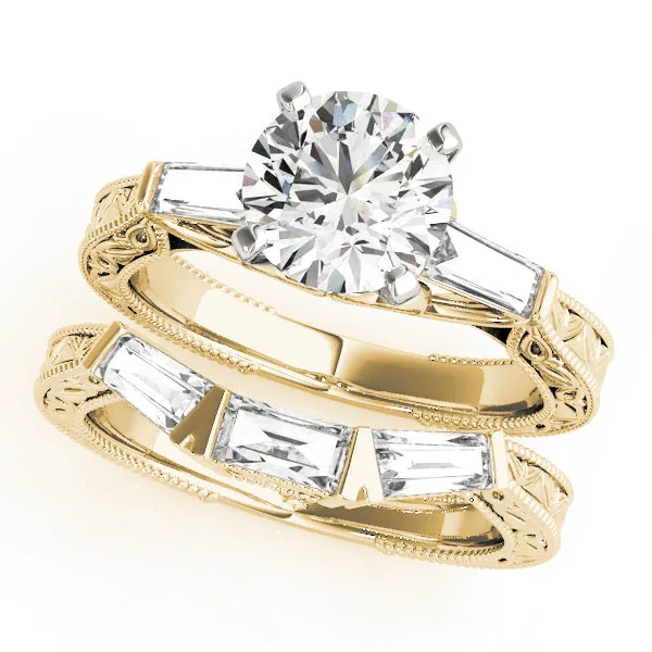 Engagement Rings 3 Stone Baguette - TN50642-E