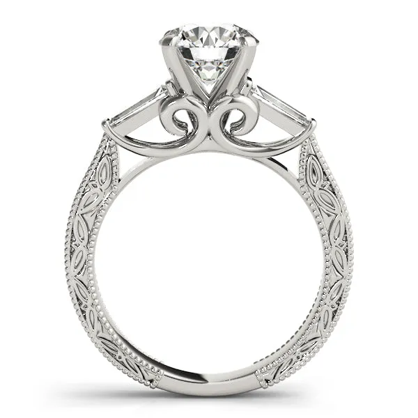 Engagement Rings 3 Stone Baguette - TN50642-E