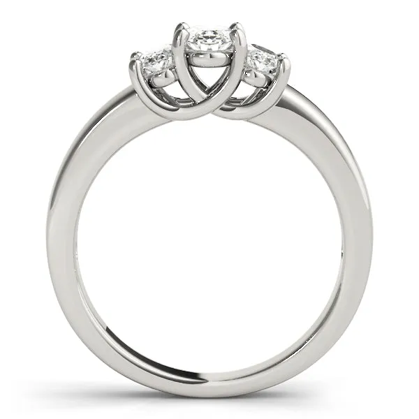 Engagement Rings 3 Stone Oval - TN81985