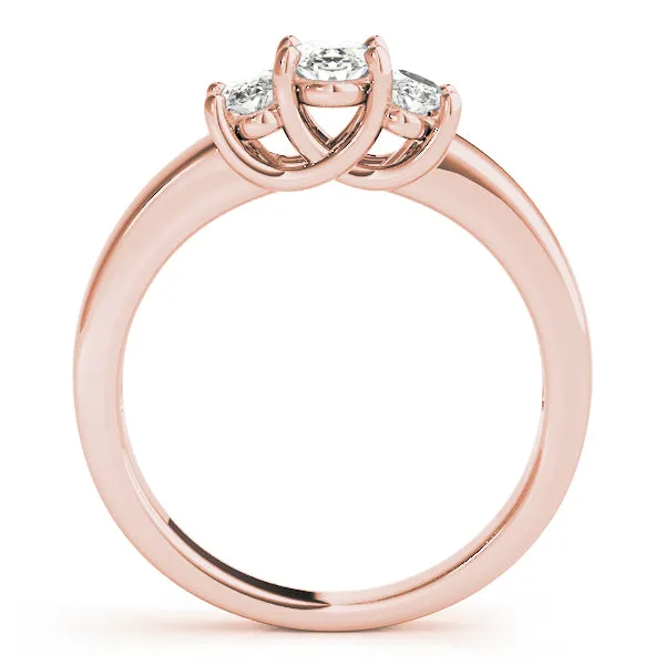 Engagement Rings 3 Stone Oval - TN81985