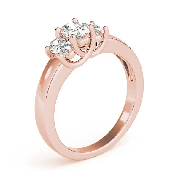 Engagement Rings 3 Stone Oval - TN81985
