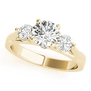 Engagement Rings 3 Stone Round - TN50573-E