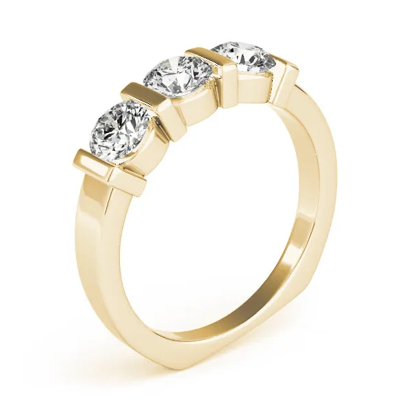 Engagement Rings 3 Stone Round - TN82337