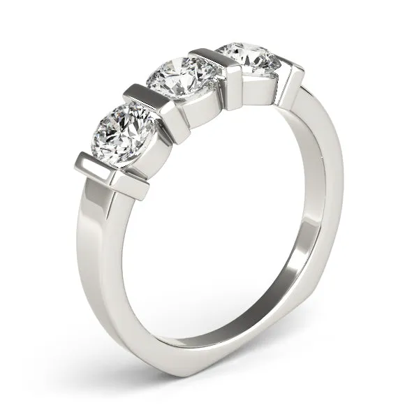 Engagement Rings 3 Stone Round - TN82337