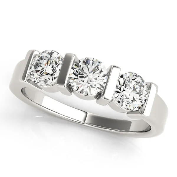 Engagement Rings 3 Stone Round - TN82337