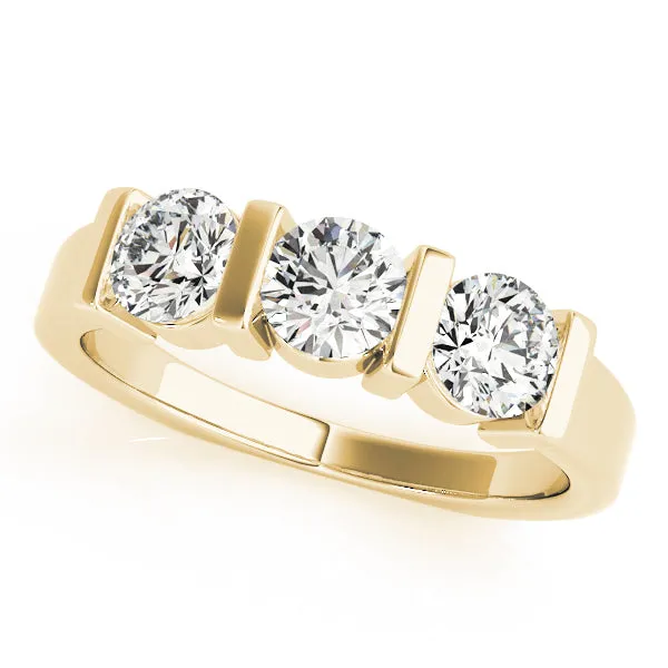 Engagement Rings 3 Stone Round - TN82337