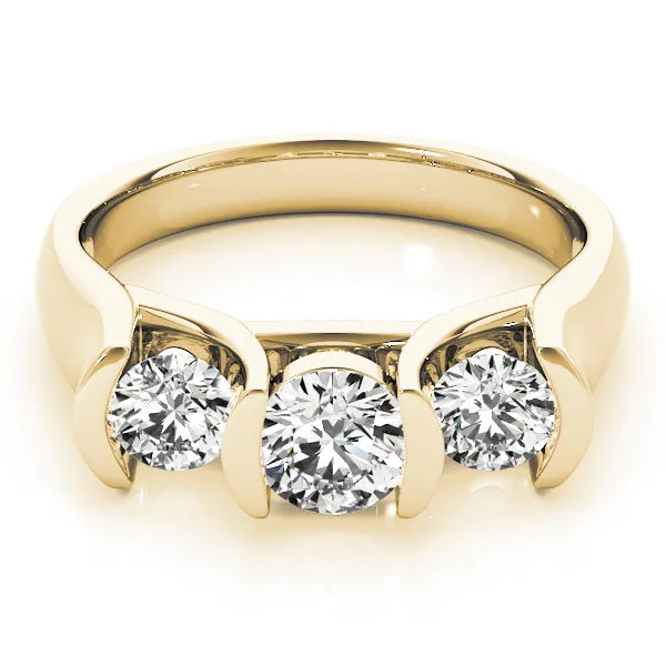 Engagement Rings 3 Stone Round - TN82390