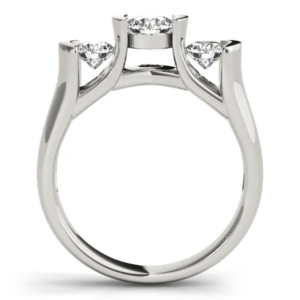 Engagement Rings 3 Stone Round - TN82390