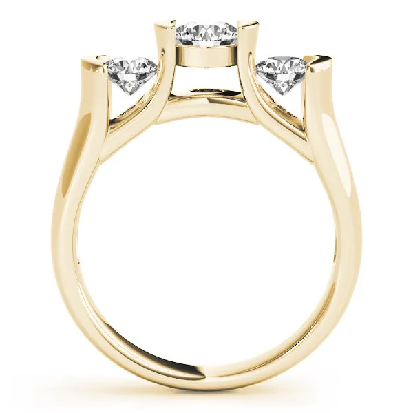 Engagement Rings 3 Stone Round - TN82390