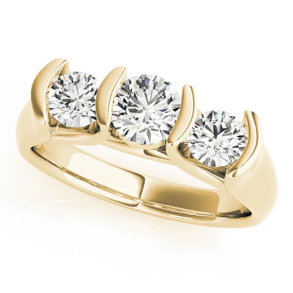 Engagement Rings 3 Stone Round - TN82390
