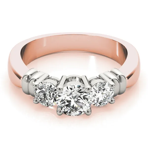 Engagement Rings 3 Stone Round - TN82579