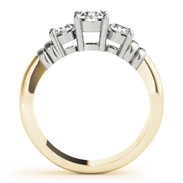 Engagement Rings 3 Stone Round - TN82579