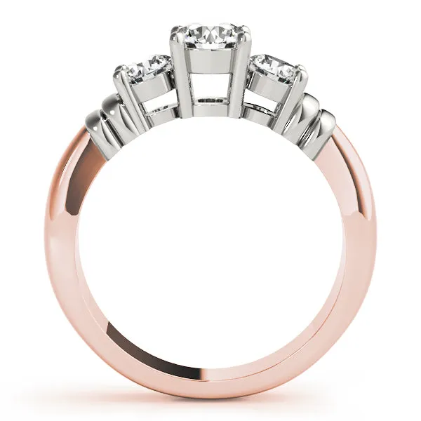 Engagement Rings 3 Stone Round - TN82579