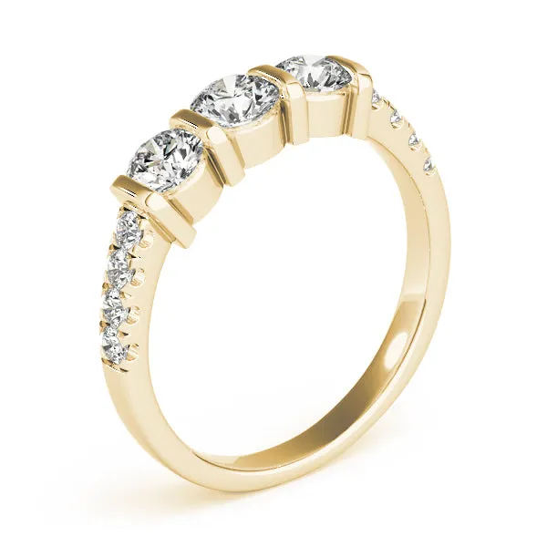 Engagement Rings 3 Stone Round - TN82738