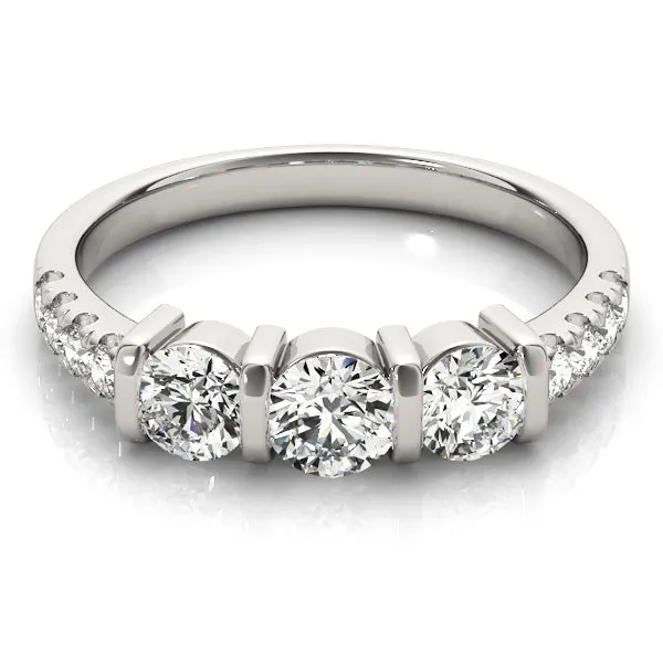 Engagement Rings 3 Stone Round - TN82738