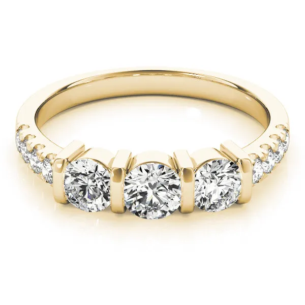 Engagement Rings 3 Stone Round - TN82738