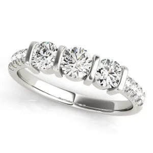 Engagement Rings 3 Stone Round - TN82738