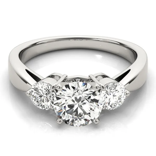 Engagement Rings 3 Stone Round - TN82867