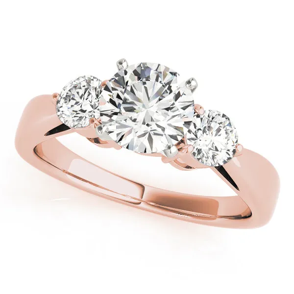 Engagement Rings 3 Stone Round - TN82867