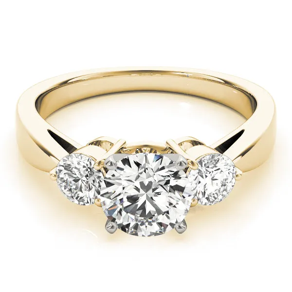 Engagement Rings 3 Stone Round - TN82867
