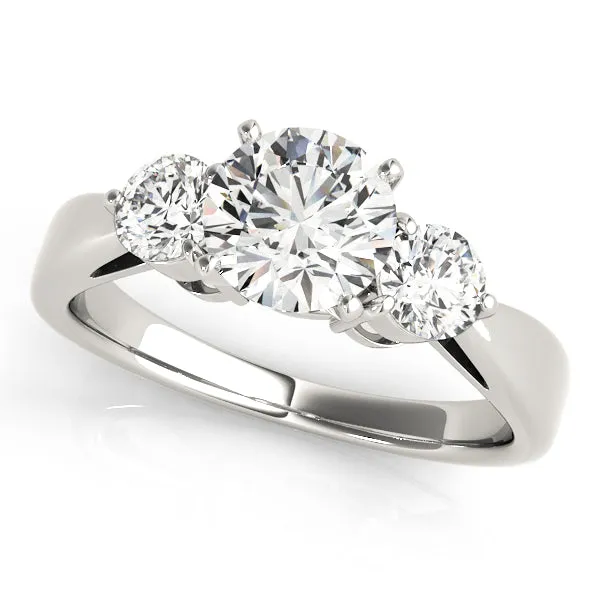 Engagement Rings 3 Stone Round - TN82867