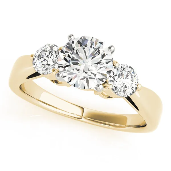 Engagement Rings 3 Stone Round - TN82867