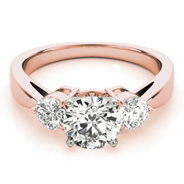 Engagement Rings 3 Stone Round - TN82867