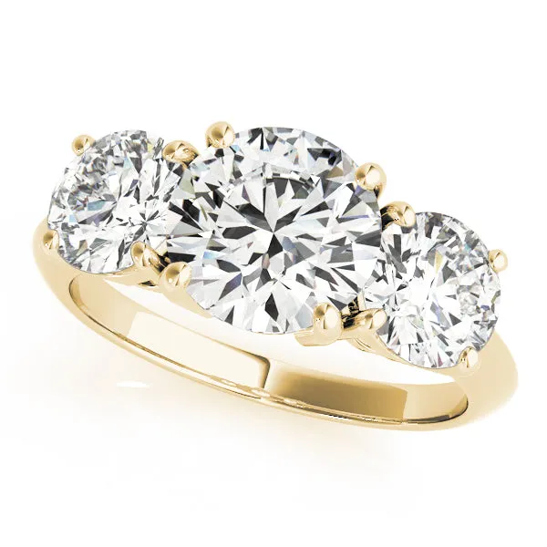 Engagement Rings 3 Stone Round - TN83562