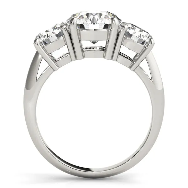 Engagement Rings 3 Stone Round - TN83562