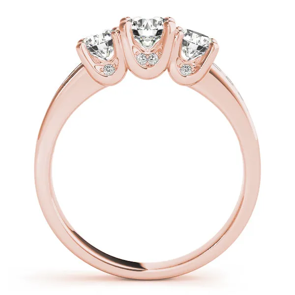 Engagement Rings 3 Stone Round - TN84160