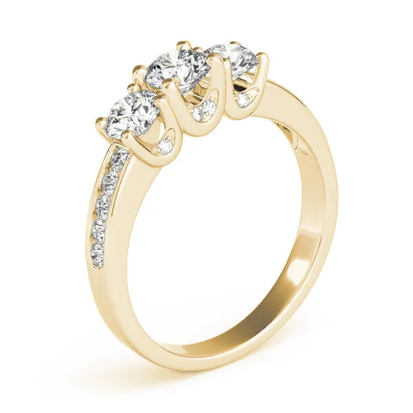 Engagement Rings 3 Stone Round - TN84160