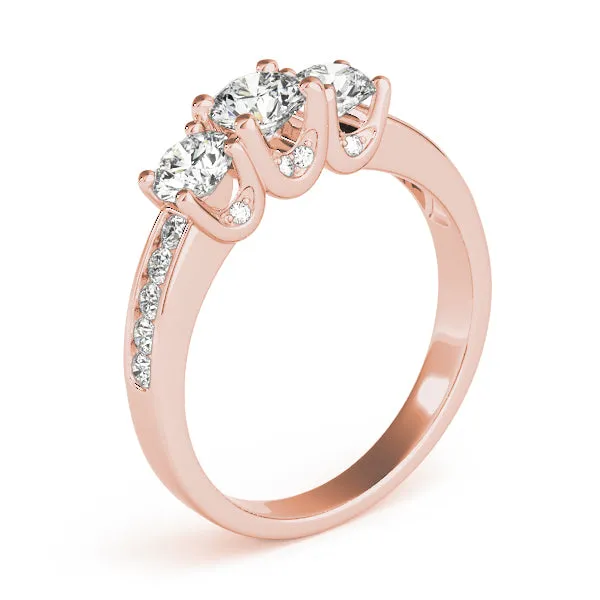 Engagement Rings 3 Stone Round - TN84160