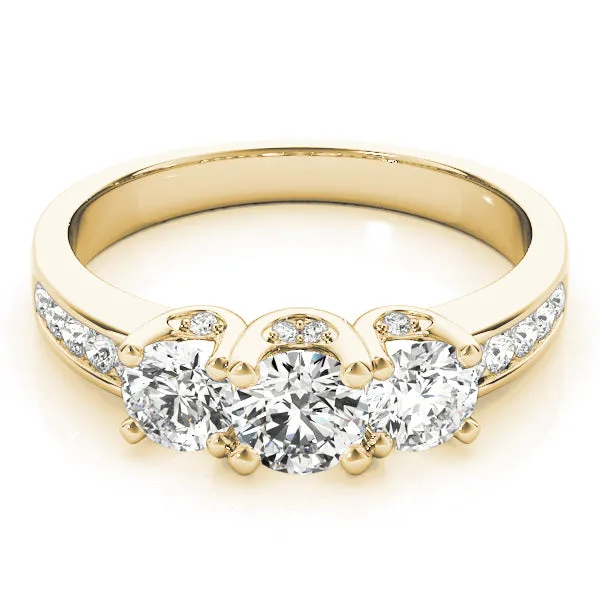 Engagement Rings 3 Stone Round - TN84160