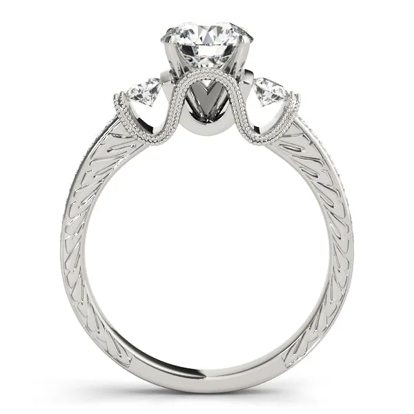 Engagement Rings 3 Stone Round - TN84327