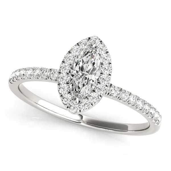 Engagement Rings Halo Marquise - TN50908-E