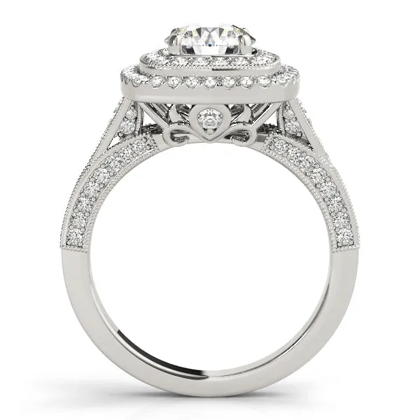 Engagement Rings Halo Round - TN50871-E