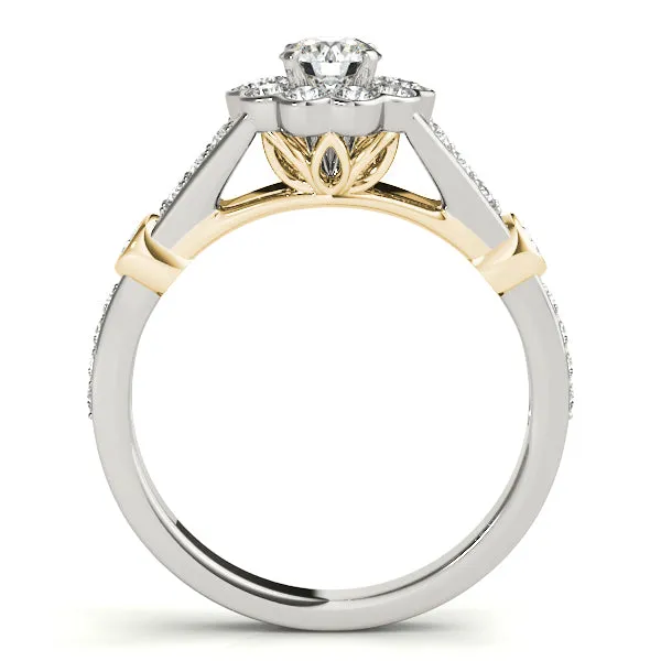 Engagement Rings Halo Round - TN50880-E