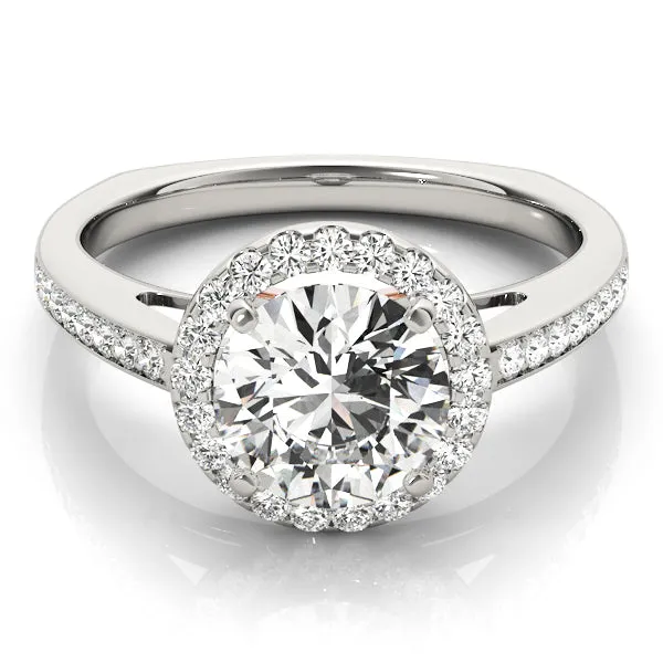 Engagement Rings Halo Round - TN84289