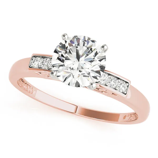 Engagement Rings Single Row Channel Set - TN50251-E