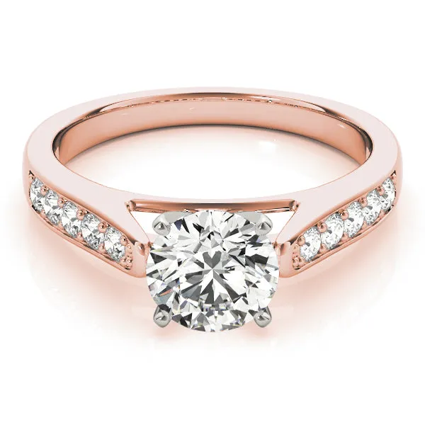 Engagement Rings Single Row Channel Set - TN83357