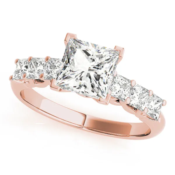 Engagement Rings Single Row Prong Set - TN50807-E