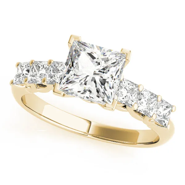 Engagement Rings Single Row Prong Set - TN50807-E