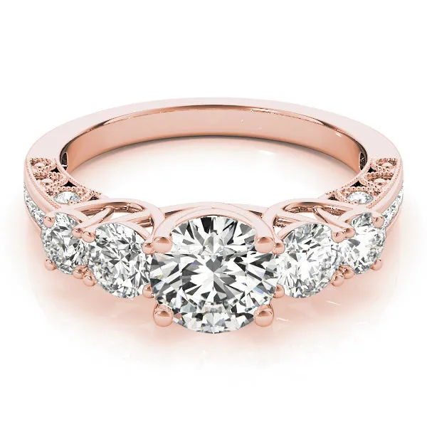 Engagement Rings Single Row Prong Set - TN83557