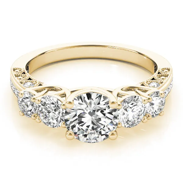 Engagement Rings Single Row Prong Set - TN83557