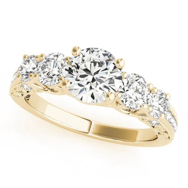 Engagement Rings Single Row Prong Set - TN83557