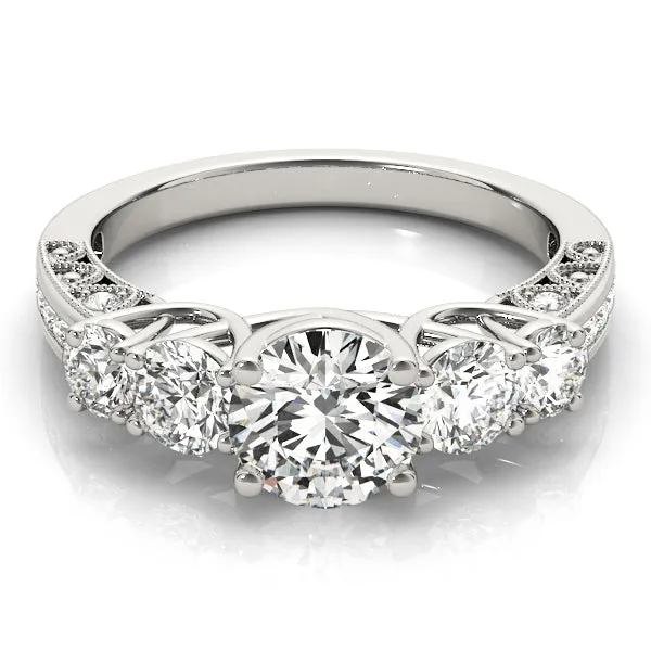Engagement Rings Single Row Prong Set - TN83557