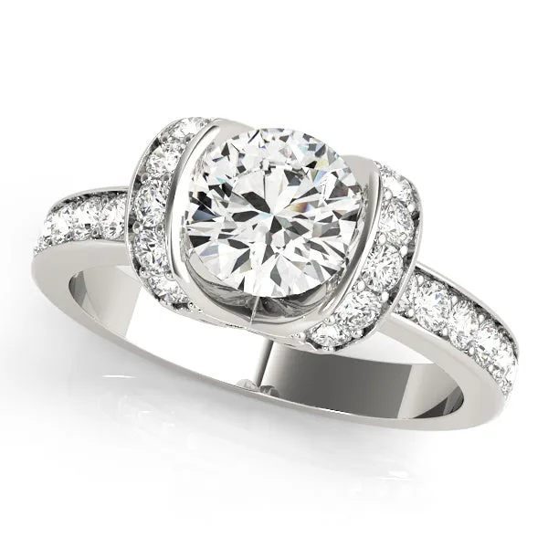 Engagement Rings Single Row Prong Set - TN84041
