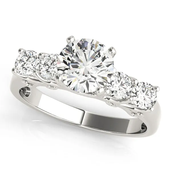 Engagement Rings Single Row Prong Set - TN84316