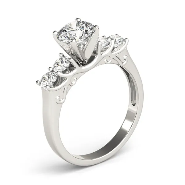 Engagement Rings Single Row Prong Set - TN84316