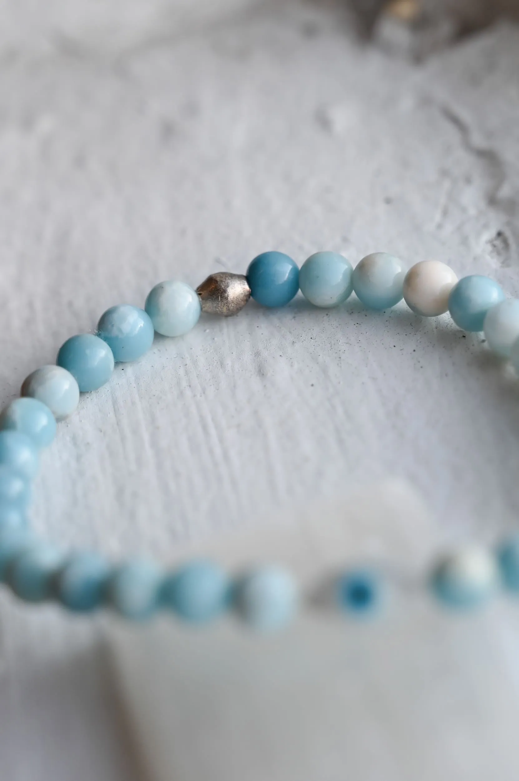 Evil Eye Larimar Bracelet